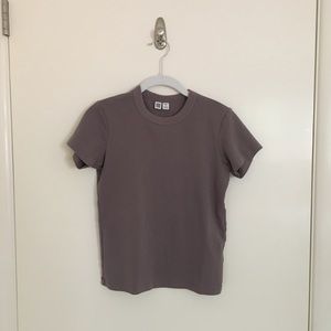 uniqlo u purple t-shirt
